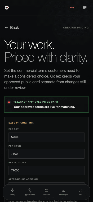 GoTez app — Terms made clear